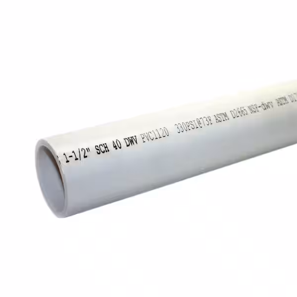 P.V.C Pipe	1 1/2